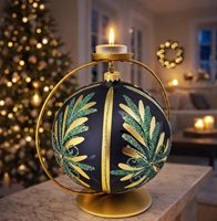 julepynt glas ornament med detaljer